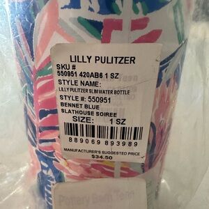 Lilly Pulitzer Vibrant Patterned Water Bottle